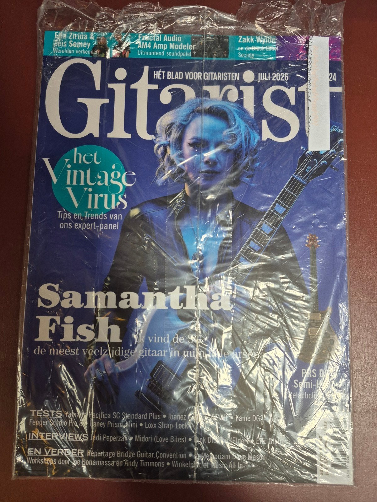 Gitarist Magazine Juli 2026 - Samantha Fish Cover, Ophalen of Verzenden, Nieuw