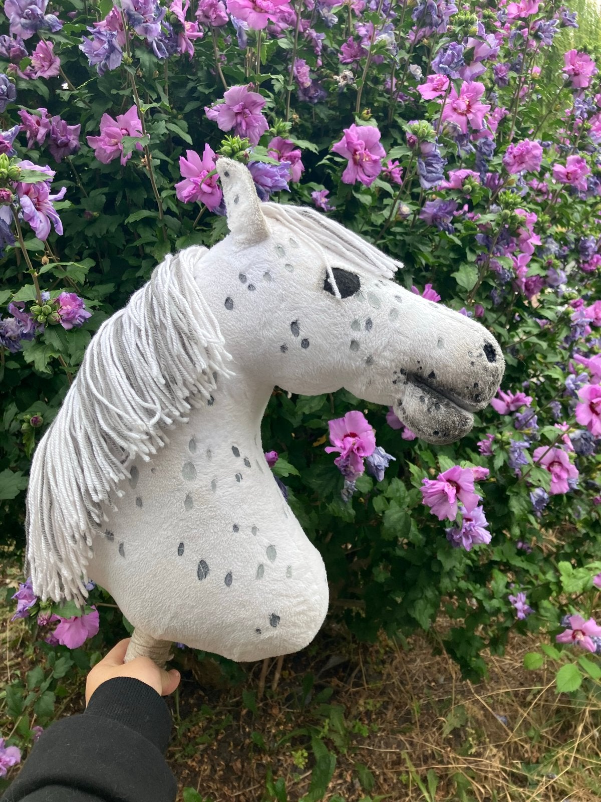 Hobbyhorse van jbp hobbyhorses - Realistische neus!, Ophalen of Verzenden, Zo goed als nieuw, Jongen of Meisje