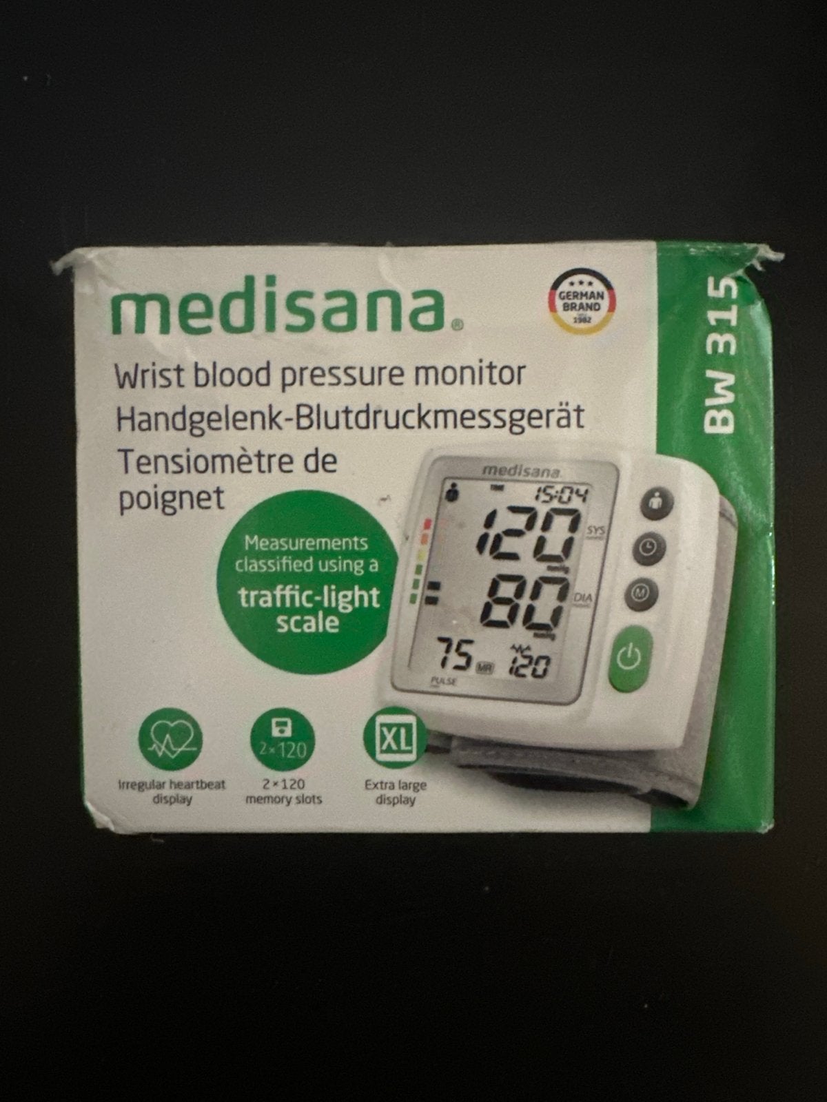 Medisana BW 315 Pols Bloeddrukmeter - Nieuw in Doos, ., Overige typen, Nieuw, Ophalen of Verzenden