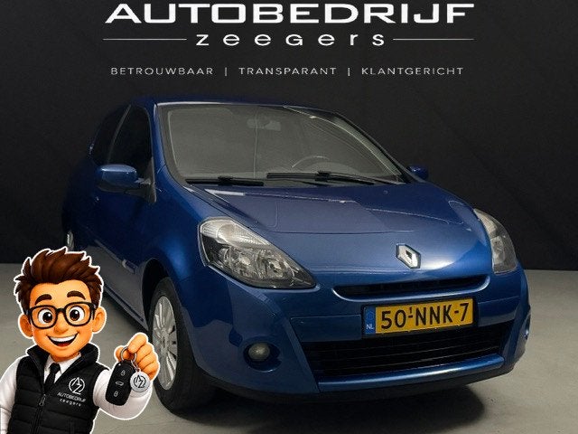 Renault Clio 1.2 Collection SPORT*AC* (bj 2010), Auto's, Renault, 535 kg, Gebruikt, 4 cilinders, Blauw