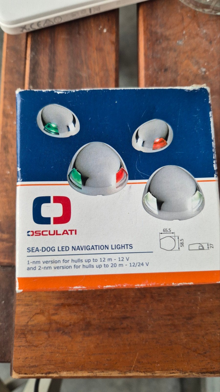 Osculati Sea-Dog LED Navigatieverlichting 12V Nieuw in Doos, Ophalen of Verzenden, Nieuw, Binnenverlichting