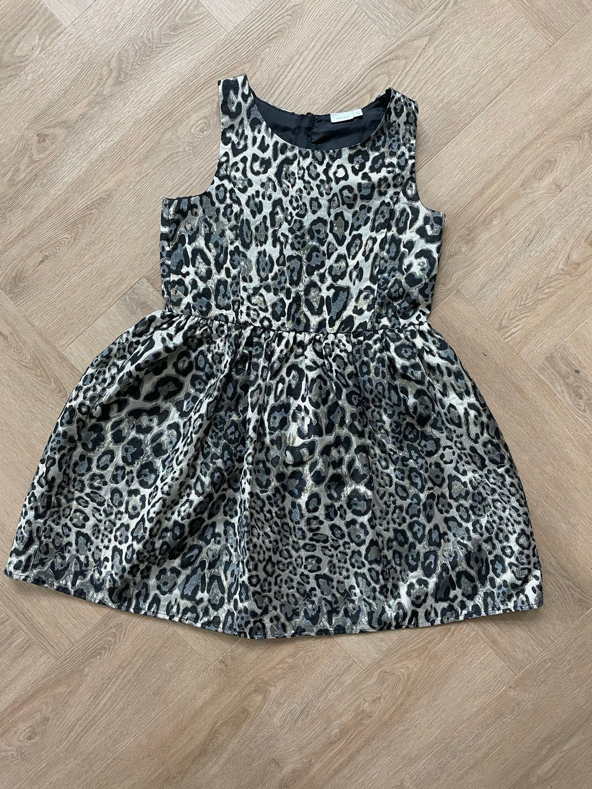 Name it Leopardprint jurkje maat 140, Verzenden, Zo goed als nieuw, Meisje, Jurk of Rok