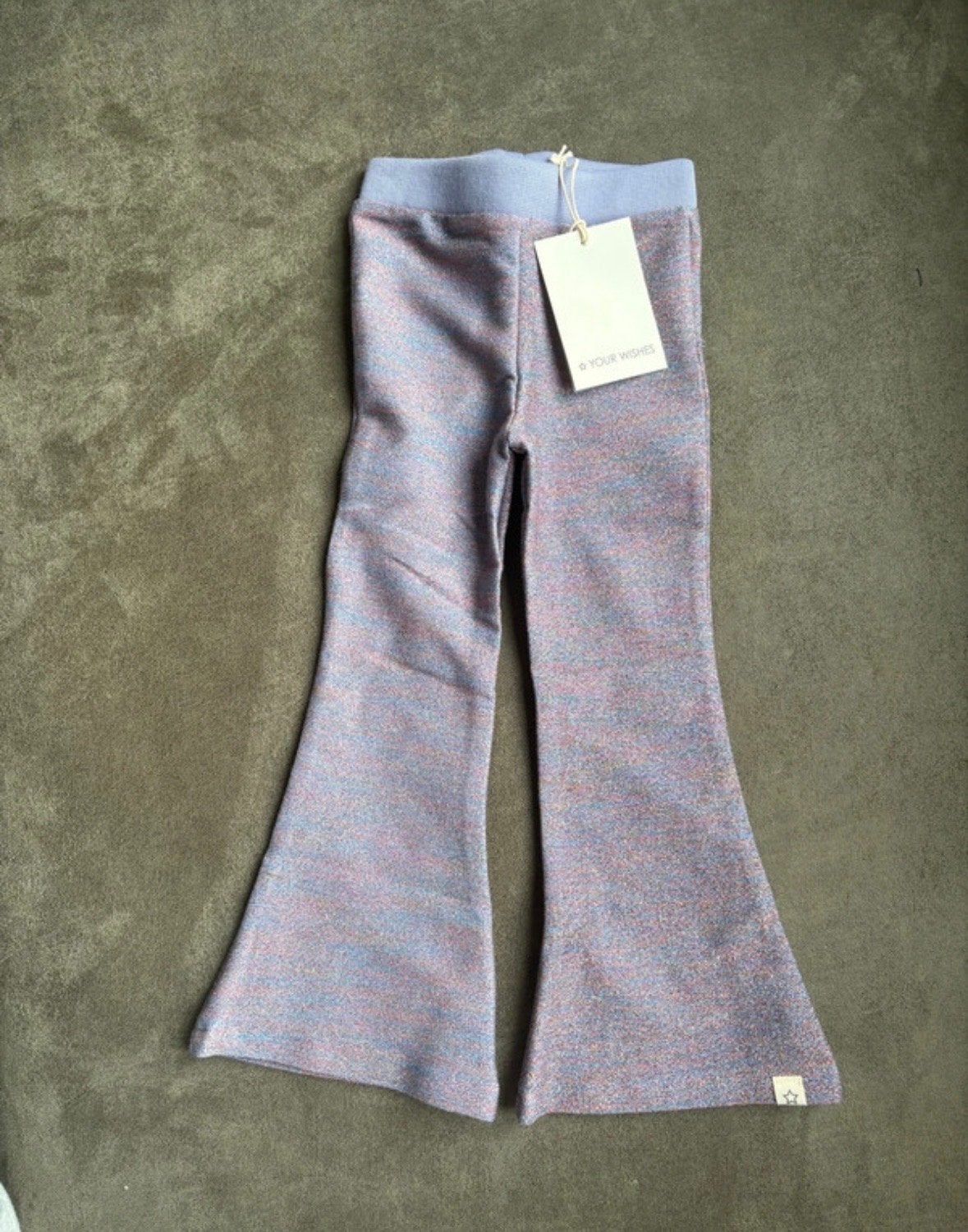 Your Wishes Glitter Flared Legging Maat 92 Nieuw, Kinderen en Baby's, Kinderkleding | Maat 92, Verzenden, Nieuw, Meisje, Broek