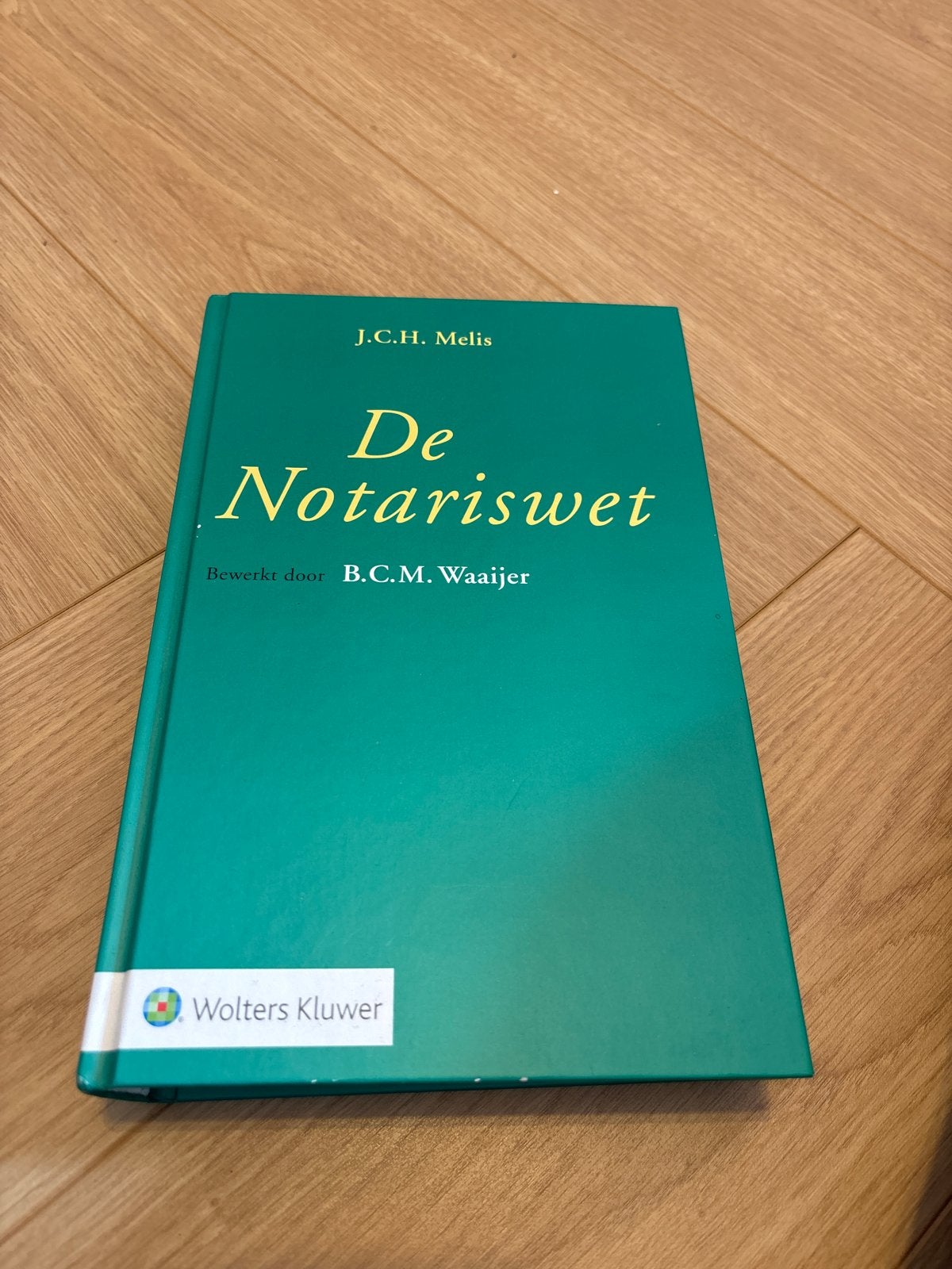 De Notariswet - J.C.H. Melis (Wolters Kluwer), Ophalen of Verzenden, Gamma, Gelezen, Niet van toepassing