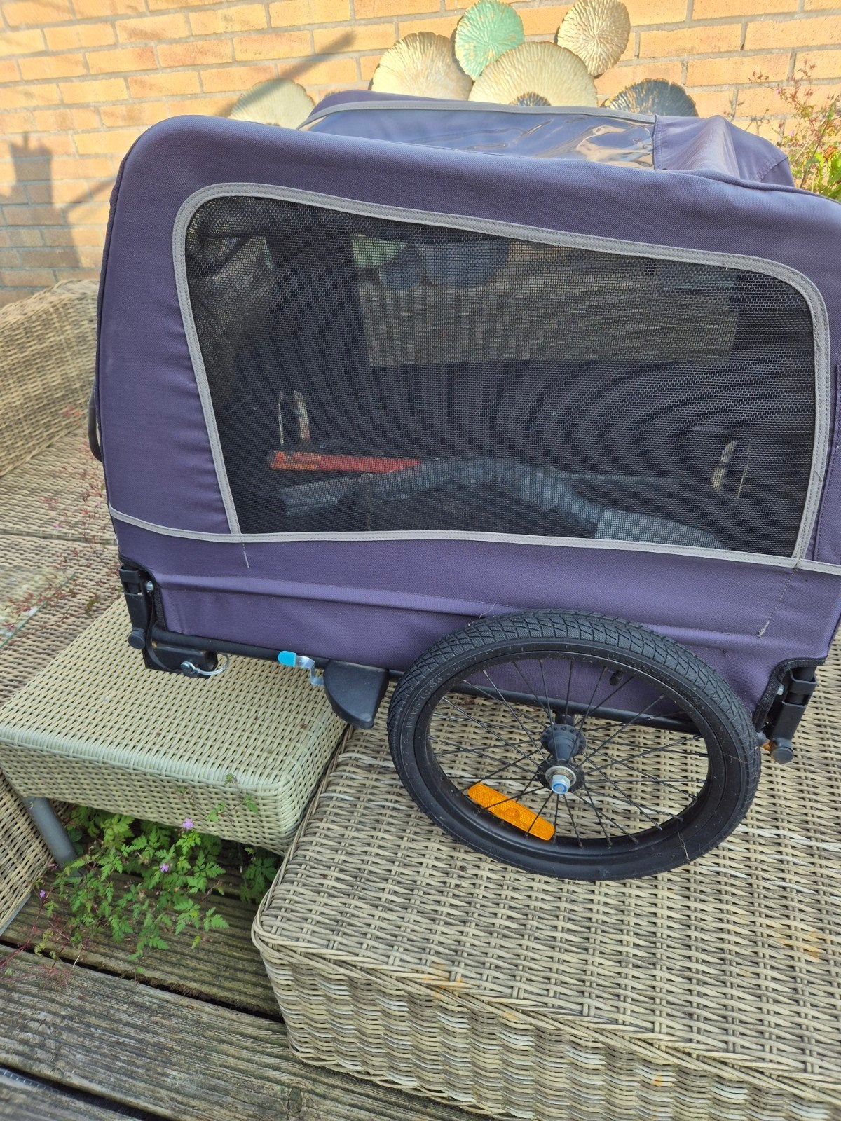 Honden fietskar, Ophalen