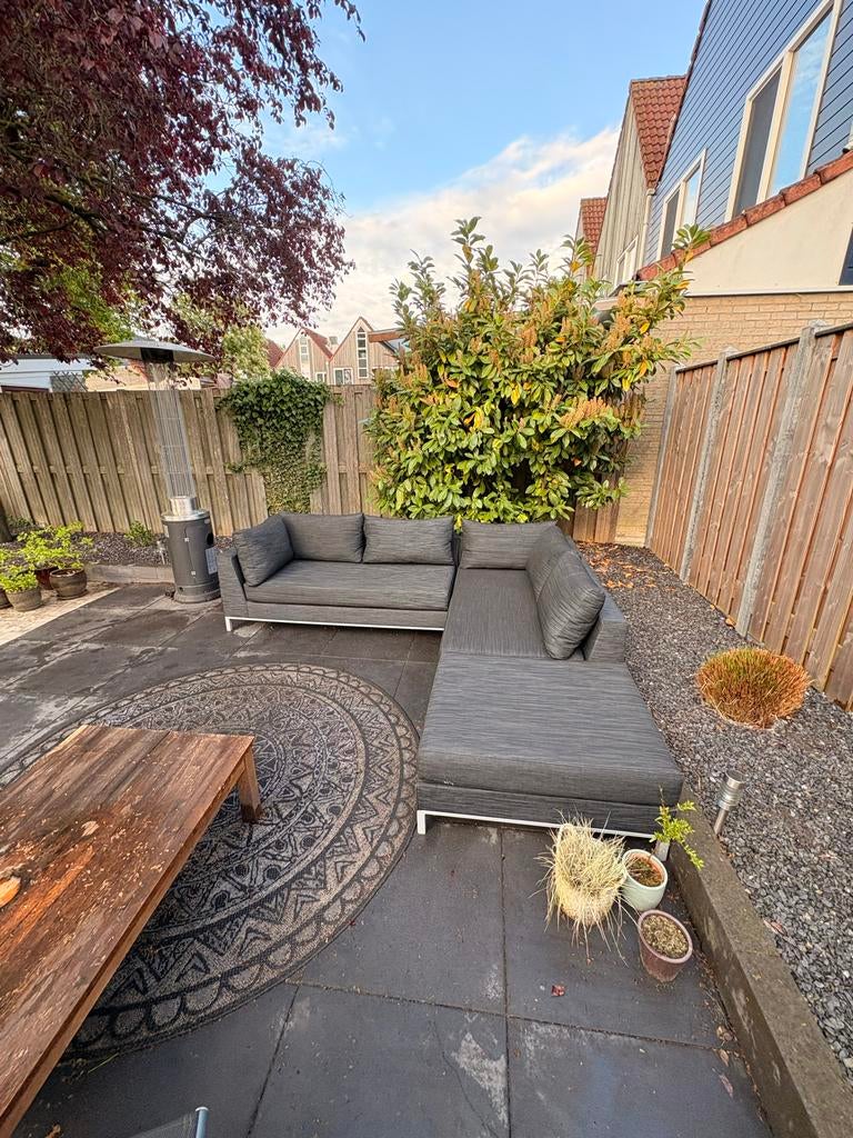 Loungeset met wasbare kussens, Ophalen, Gebruikt, Loungeset, Bank