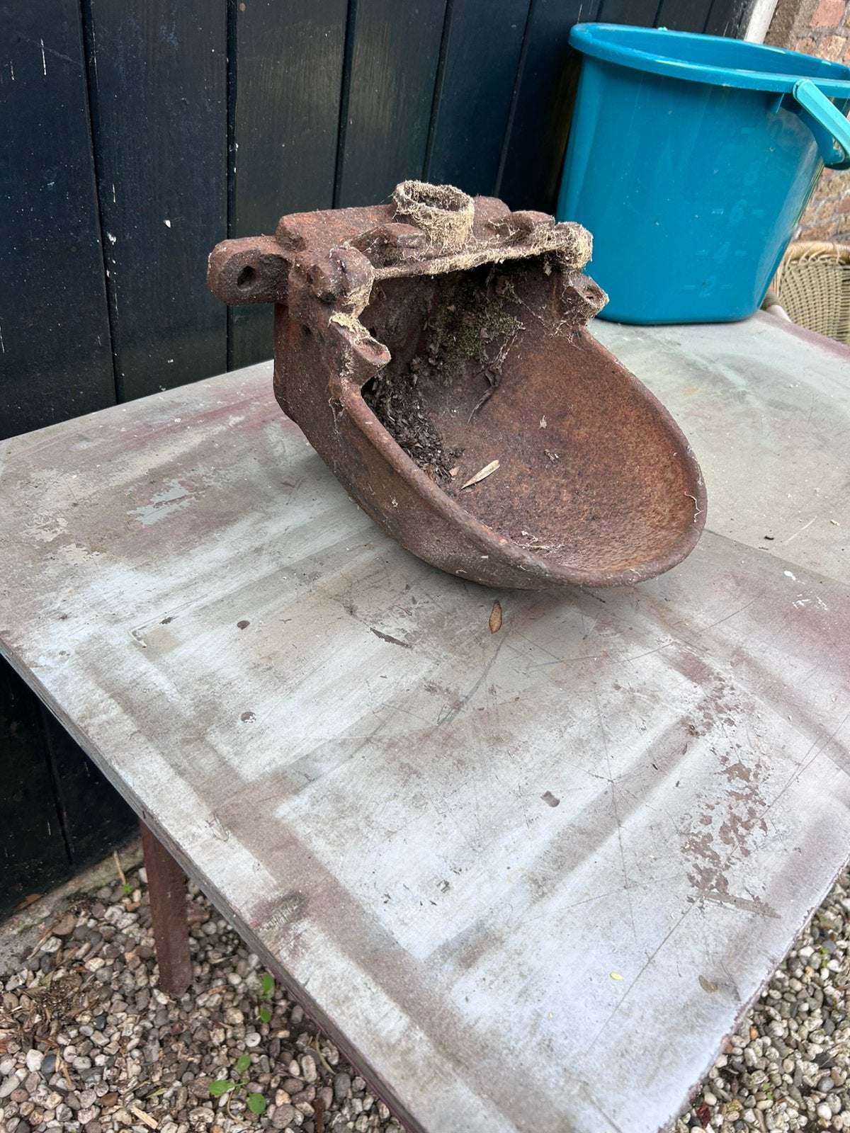 Veedrinkbakje bloem bak, Gebruikt, Minder dan 30 cm, Rond, Ophalen of Verzenden