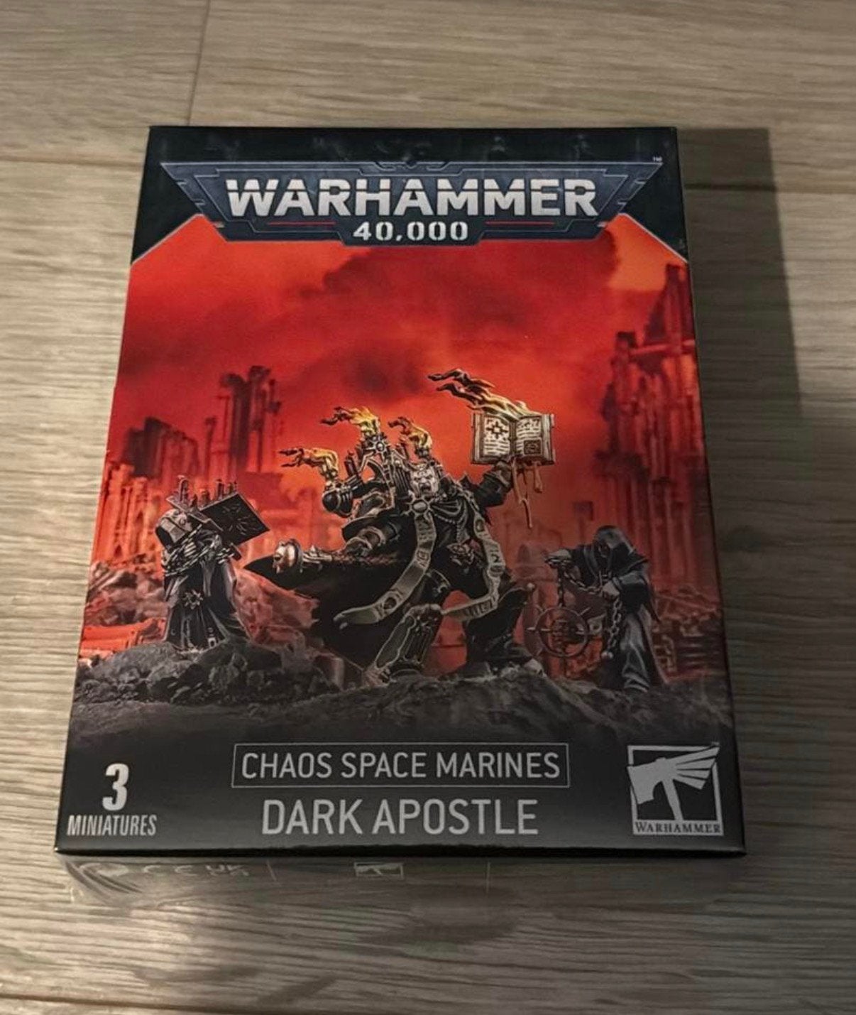 Warhammer 40k Chaos Space Marines Dark Apostle (nieuw sealed, Hobby en Vrije tijd, Wargaming, Ophalen of Verzenden, Zo goed als nieuw
