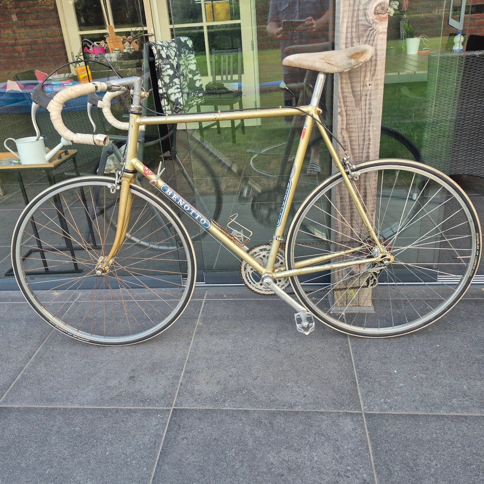 benotto    maat fiets bellen, 55 tot 59 cm, Ophalen of Verzenden, Jaren '20 of ouder