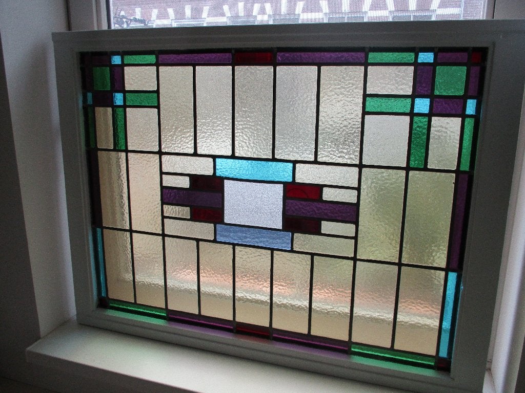 Glas in lood ramen, 3 verschillende soorten, Doe-het-zelf en Verbouw, Glas en Ramen, Ophalen, Gevelraam of Ruit, Gebruikt, Minder dan 80 cm