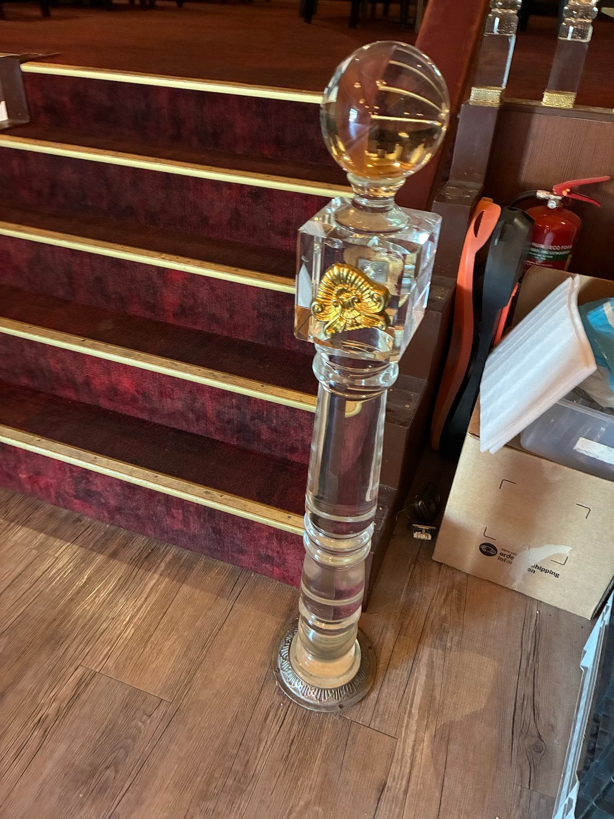 34 Luxe glazen Balusters voor Trap of Balustrade, Ophalen, Gebruikt, Overige typen, 50 mm of meer