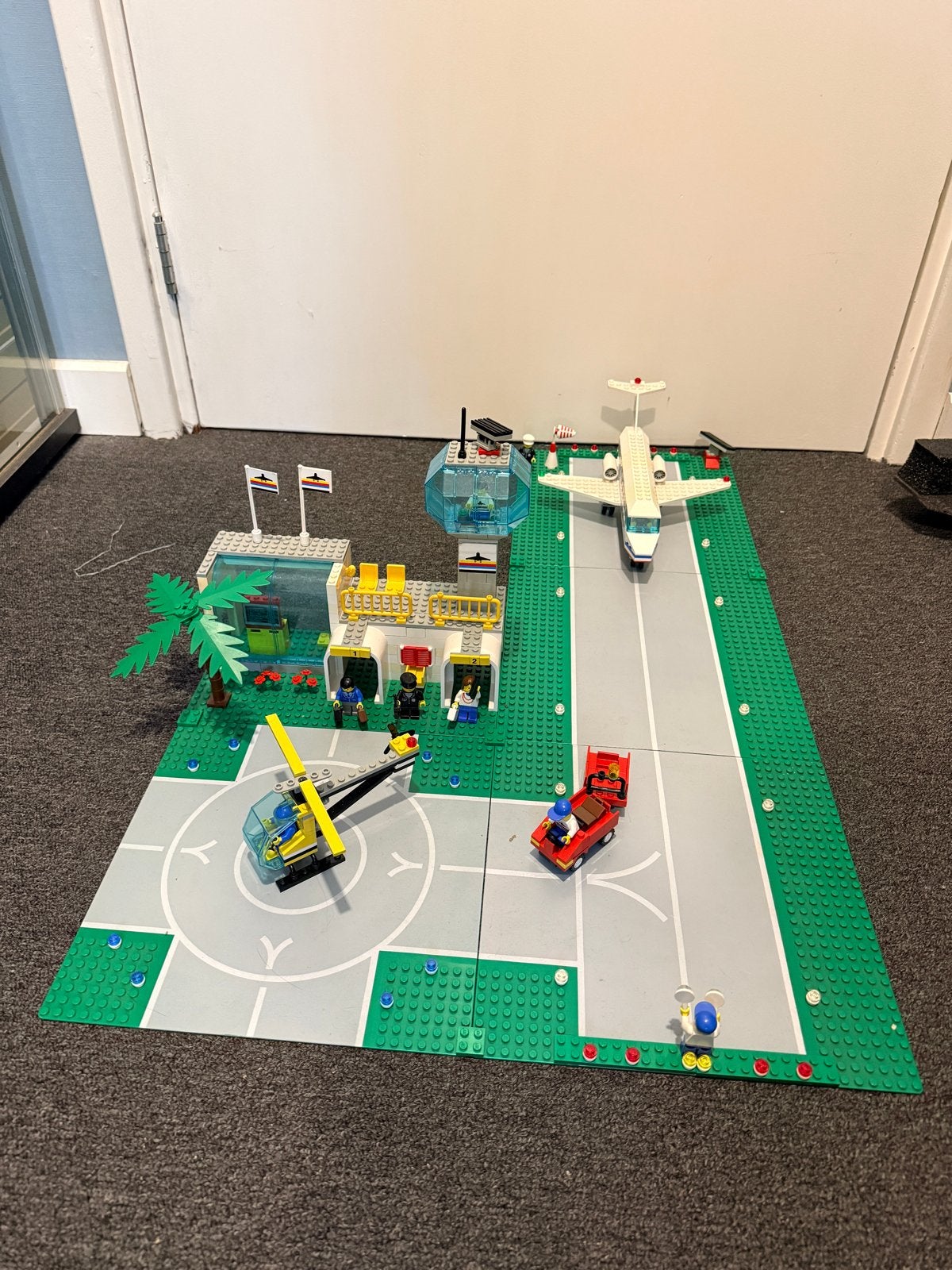 LEGO 6396 International Luchthaven met Vliegtuig en Helikopt, Ophalen of Verzenden, Gebruikt