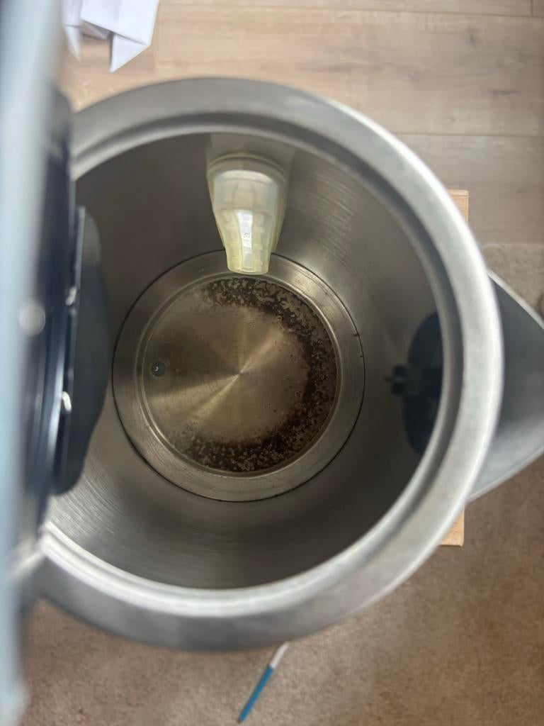 Solis Waterkoker RVS met temperatuurregeling, 1 tot 2 liter, Ophalen of Verzenden, Gebruikt, Draadloos