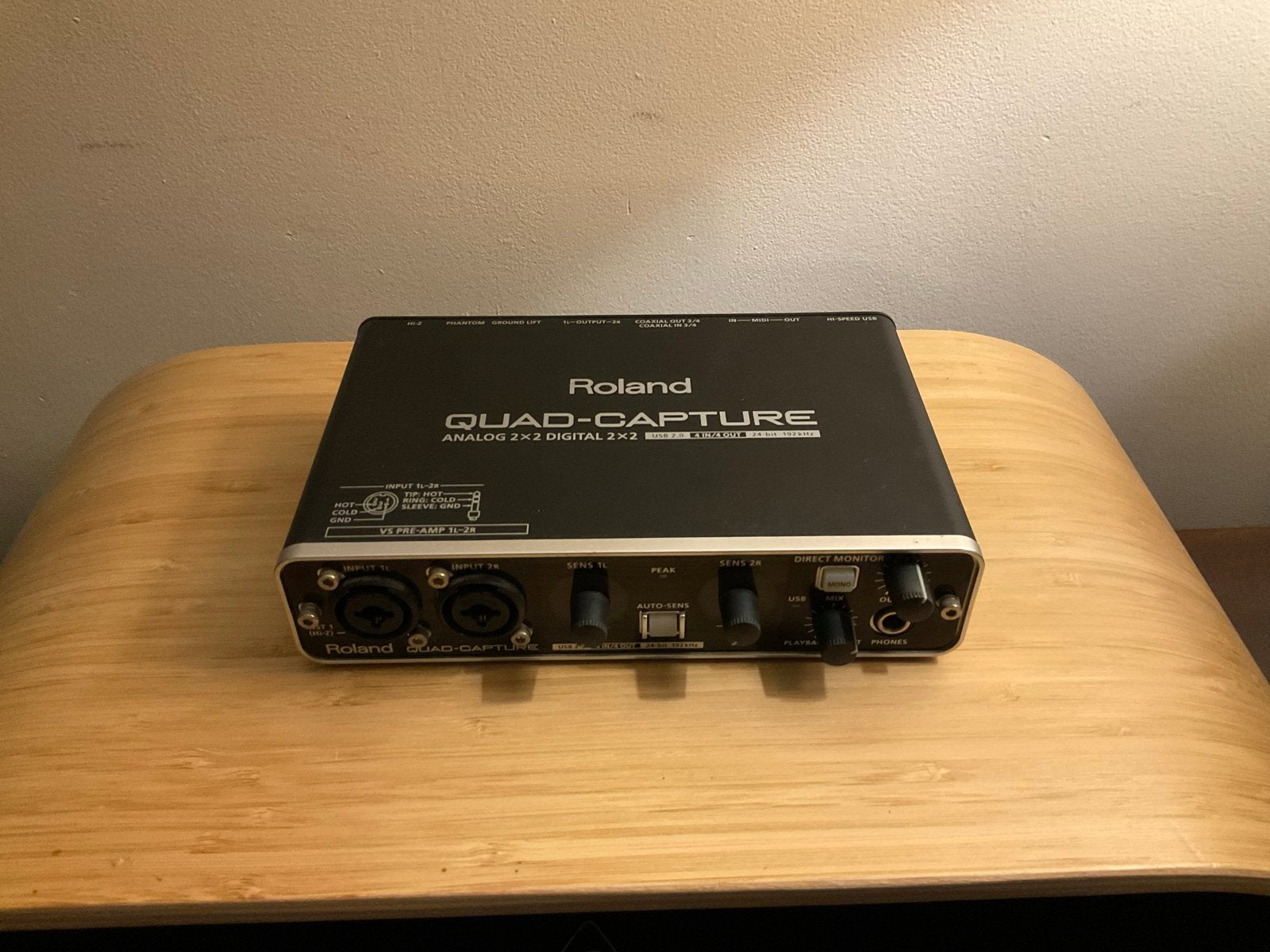Roland Quad-Capture USB Audio Interface, Ophalen of Verzenden, Gebruikt