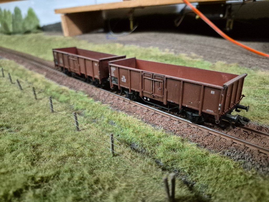2x Omm55 DB geweatherd en omgenummerd Märklin 46058, Wisselstroom, Wagon, Ophalen of Verzenden, Zo goed als nieuw