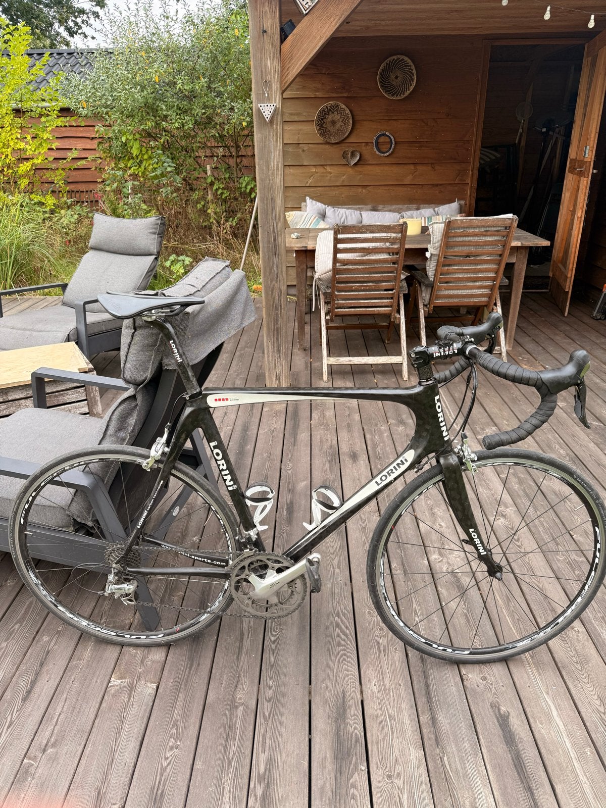Lorini racefiets - Carbon frame - Ultegra afmontage, Fietsen en Brommers, 28 inch, Gebruikt, Carbon, Meer dan 20 versnellingen