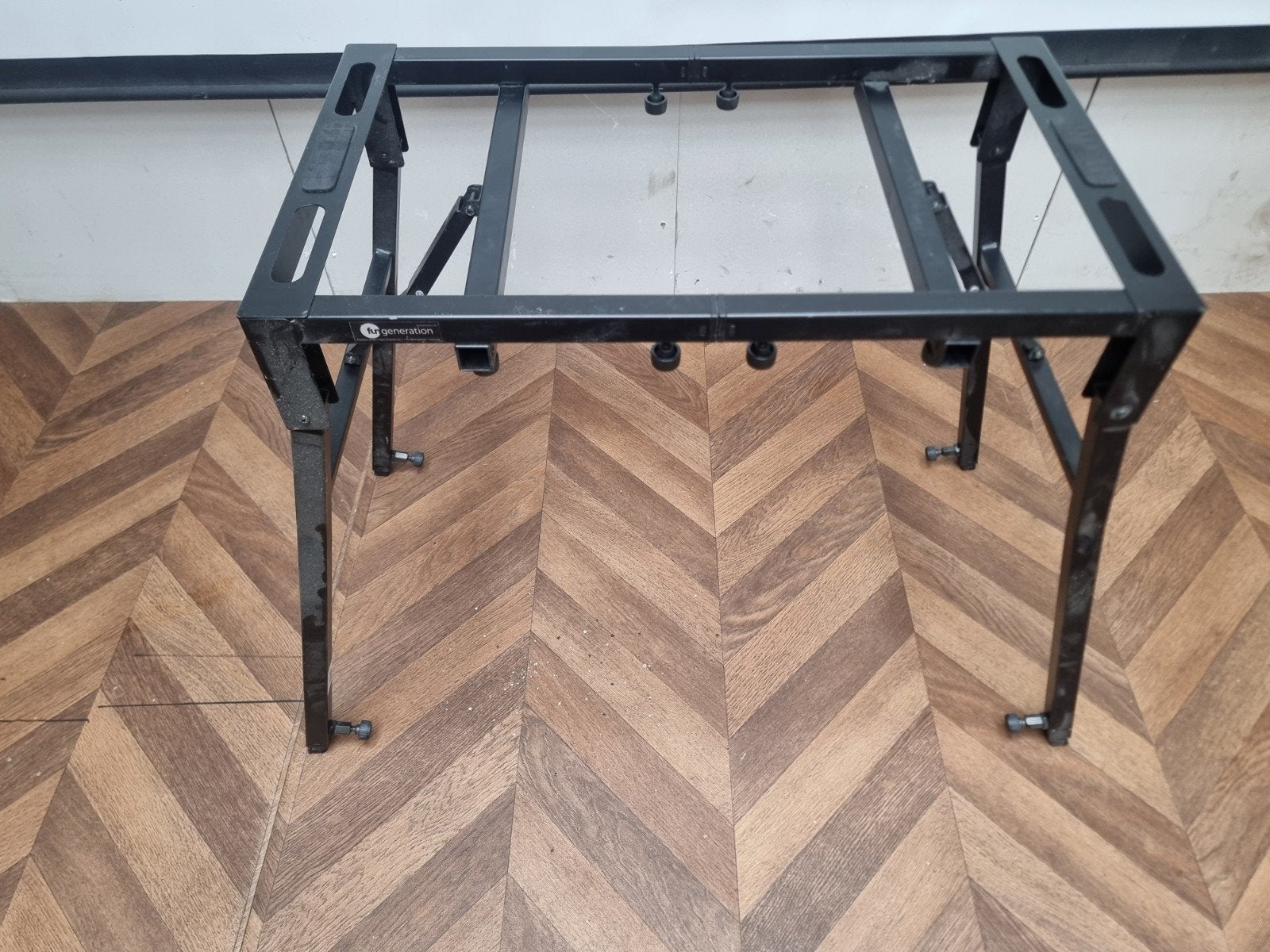 Stevig keyboard/piano standaard - Zwart, Muziek en Instrumenten, Ophalen of Verzenden, Gebruikt, Instrumentstandaard, Keyboard of Synthesizer