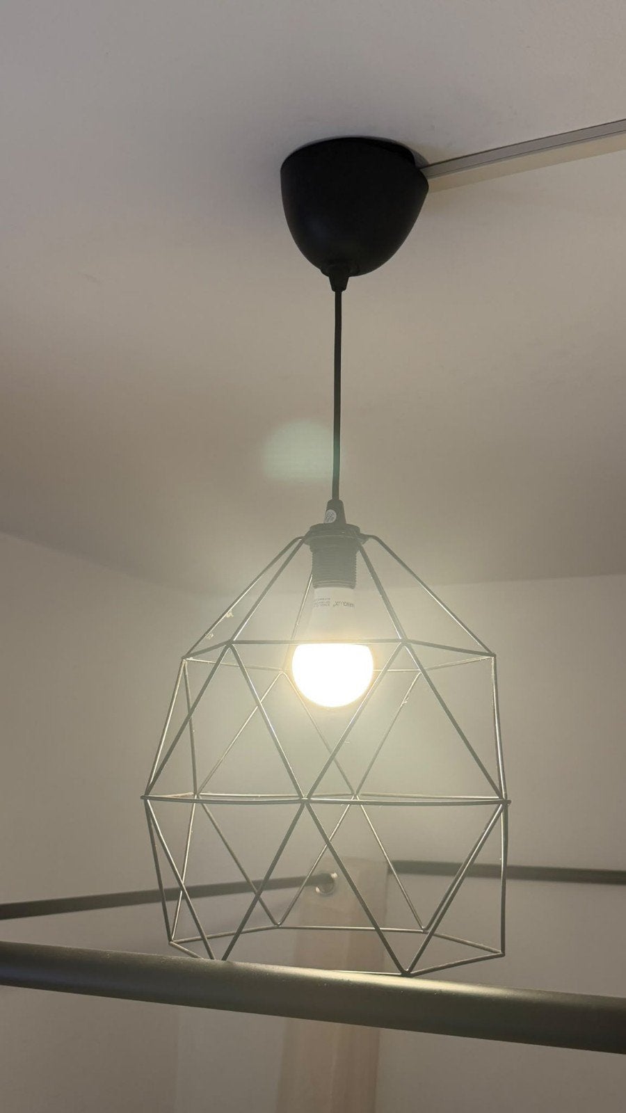 IKEA Hanglamp - Geometrisch design, Ophalen, E27 (groot), Metaal, Modern, Geometrisch