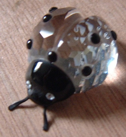 Swarovski Kristal Lieveheersbeestje Collector, Ophalen of Verzenden, Zo goed als nieuw, Figuurtje
