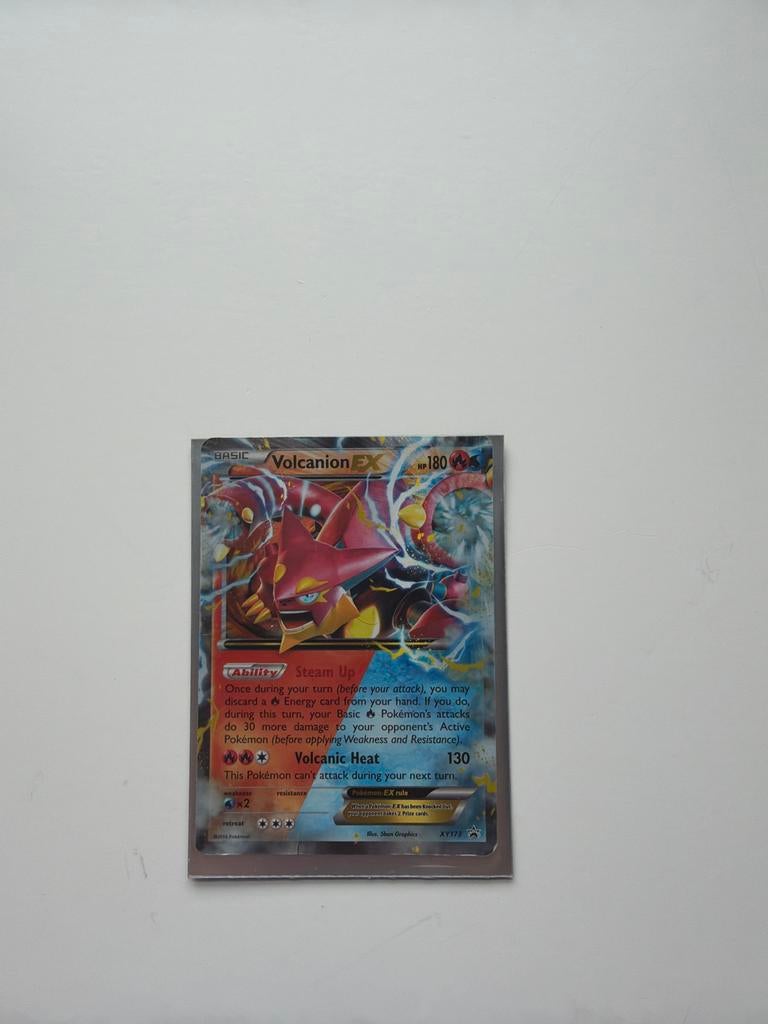 Volcanion EX XY173 Promo Pokémon Kaart (2016), Verzenden, Zo goed als nieuw, Losse kaart, Foil