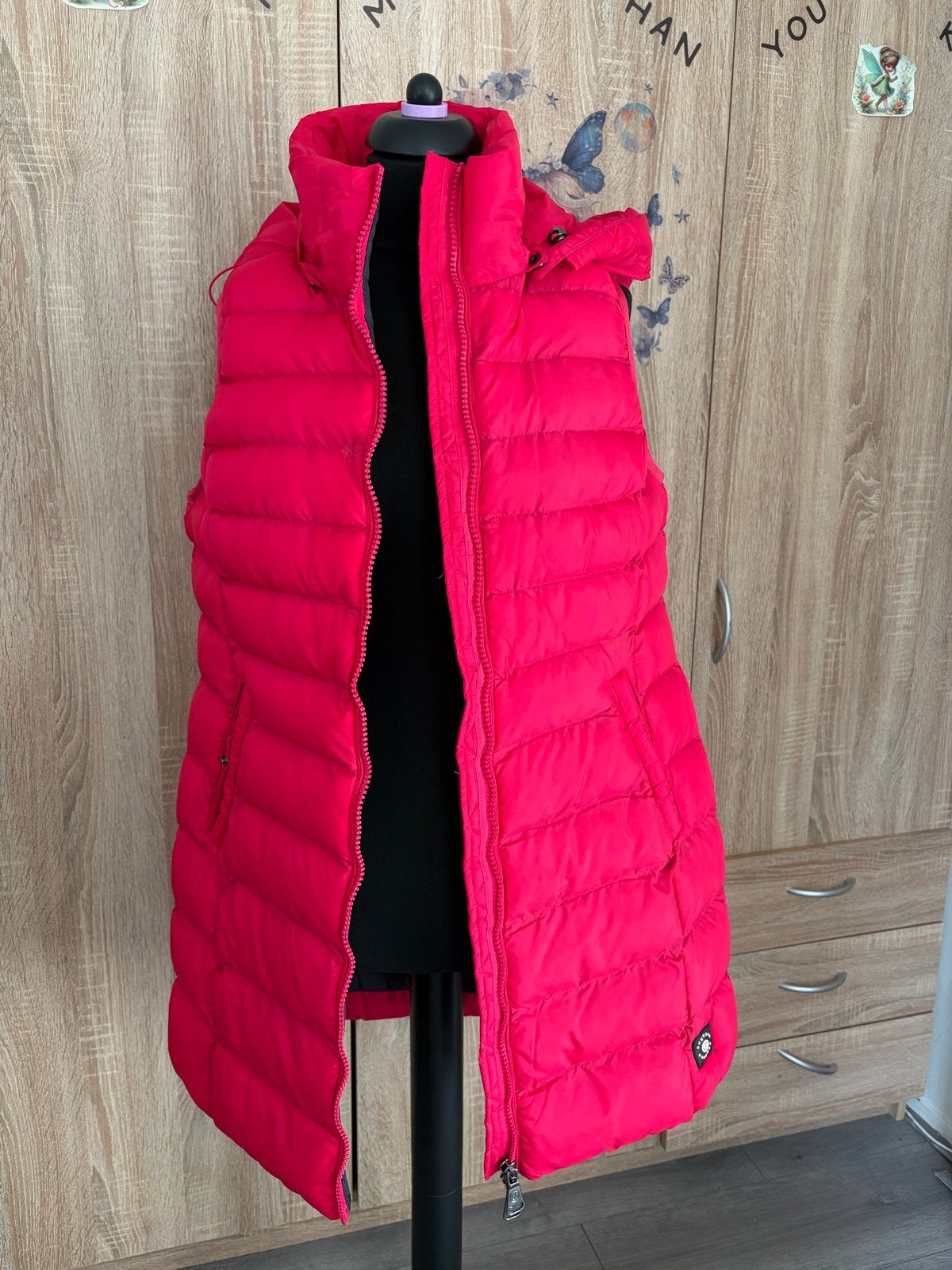 Odyssee Lange Roze Bodywarmer - Maat M, Kleding | Dames, Ophalen of Verzenden, Nieuw, Maat 38/40 (M), Roze