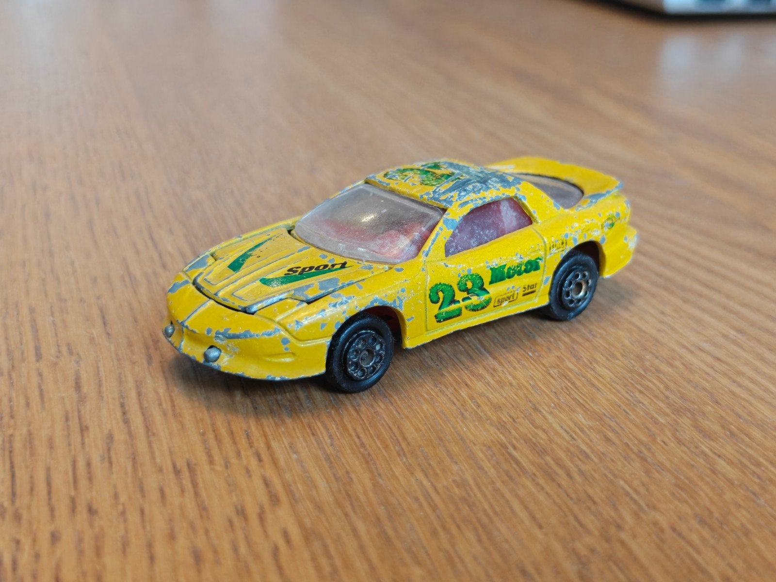 Majorette Pontiac Firebird GEEL, Ophalen of Verzenden, Auto