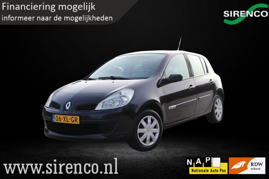 Renault Clio 1.4-16V Rip Curl | airco | cruise control | apk, Voorwielaandrijving, Gebruikt, 4 cilinders, Zwart