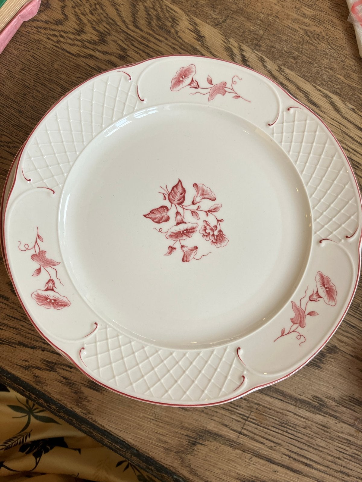 6 Villeroy & Boch Val Rouge borden - Vitro-Porzellan, Gebruikt, Klassiek, Villeroy & Boch, Ophalen of Verzenden
