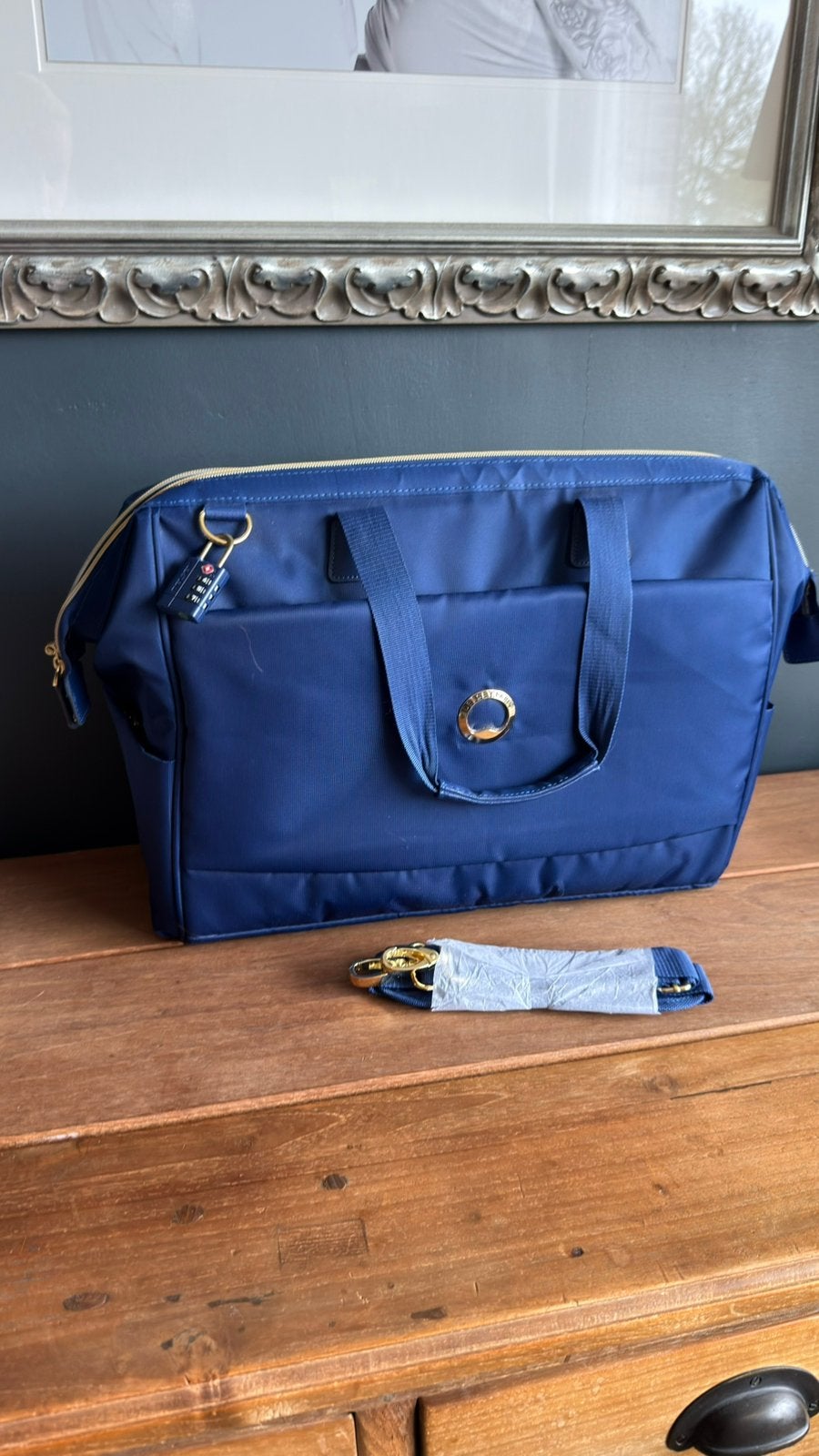 Delsey Montrouge Reporter Bag, Aktetas, Ophalen of Verzenden, Blauw, 16 inch