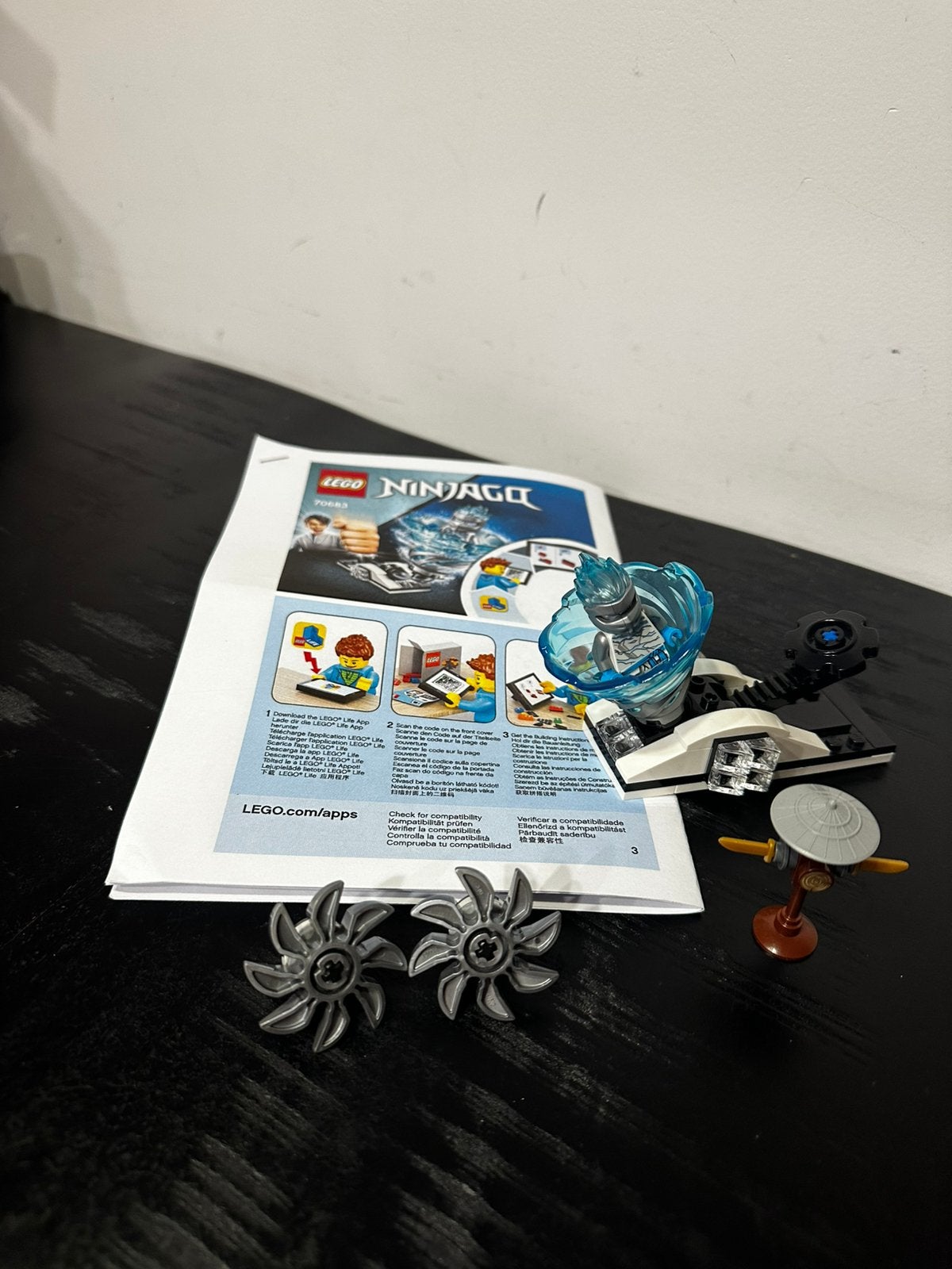 Lego Ninjago Spinjitzu Slam - Zane 70683, Gebruikt, Lego, Ophalen of Verzenden, Compleet