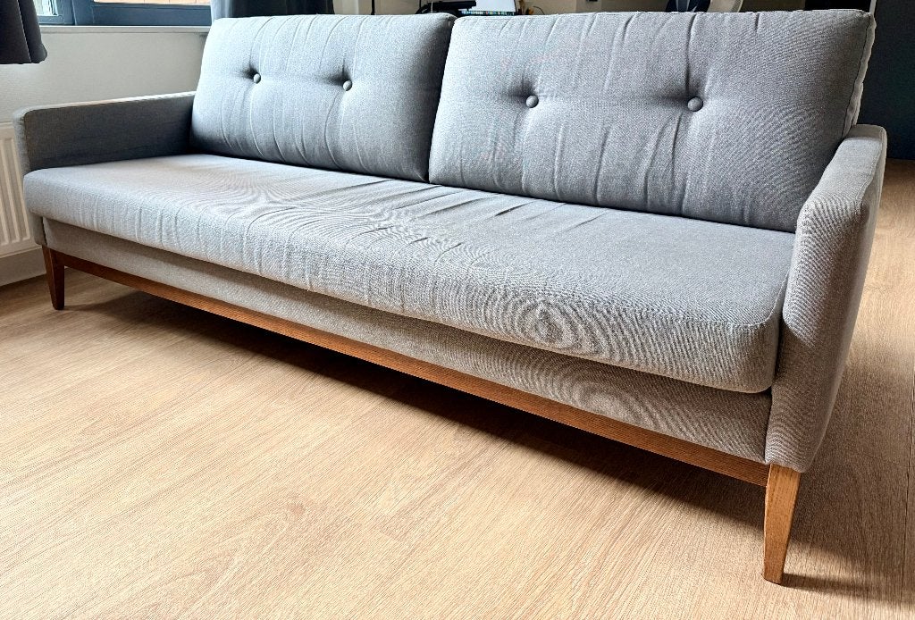Sofa + Free Study Table, Gebruikt, 150 tot 200 cm, Driepersoons, 75 tot 100 cm