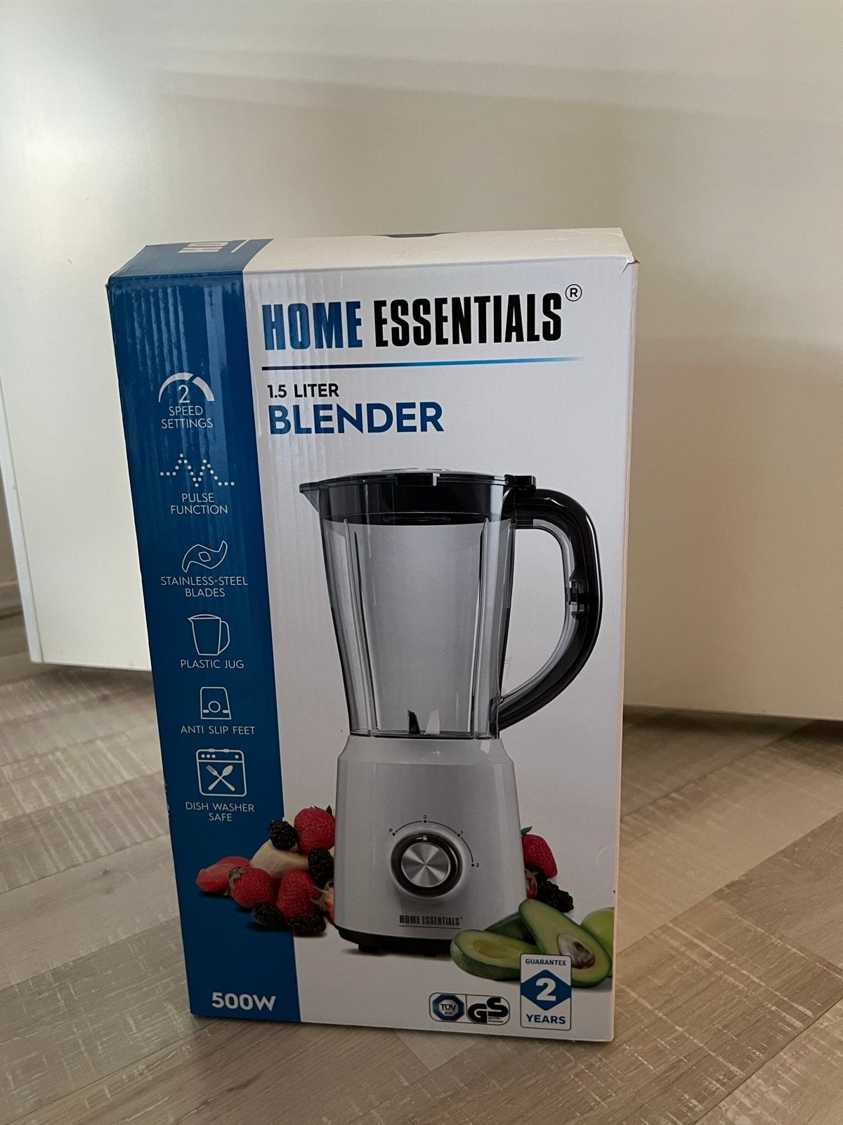 Home Essentials Blender 1.5L - Nieuw in doos, Ophalen, Nieuw, Blender