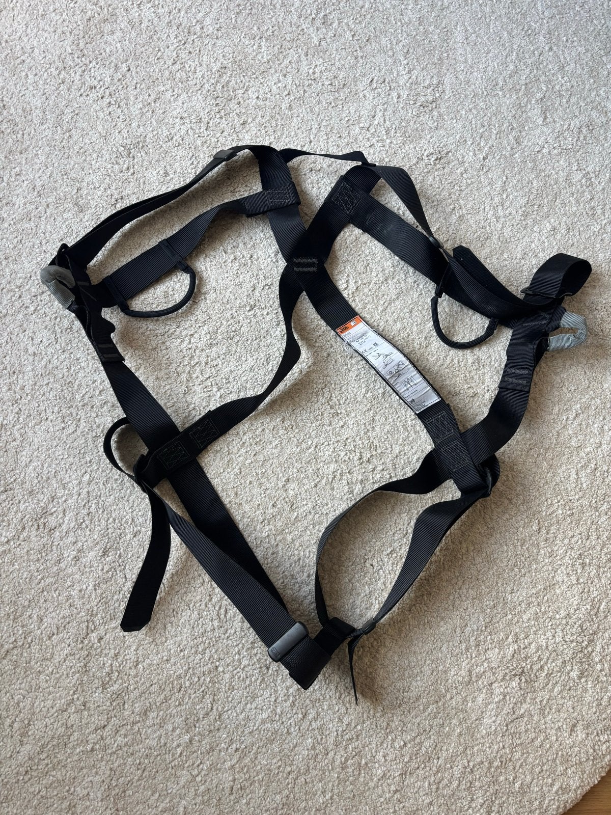 Zwangerschap Klimgordel Petzl 8003 - Maat XS-L, Sport en Fitness, Klimsport, Ophalen, Zo goed als nieuw, Klimsport-accessoire