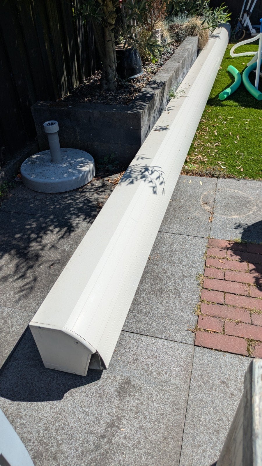 Elektrische knikarmscherm zonnescherm 6.8m, Tuin en Terras, Zonneschermen, Ophalen, Gebruikt, 450 cm of meer, Elektrisch