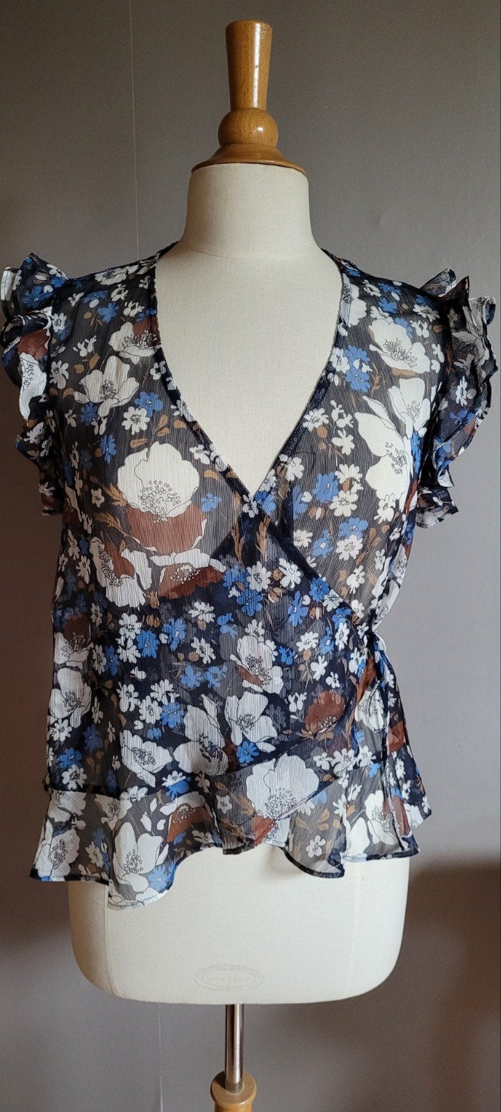 Blouseje Zara, Blauw, Zara, Ophalen of Verzenden, Zo goed als nieuw