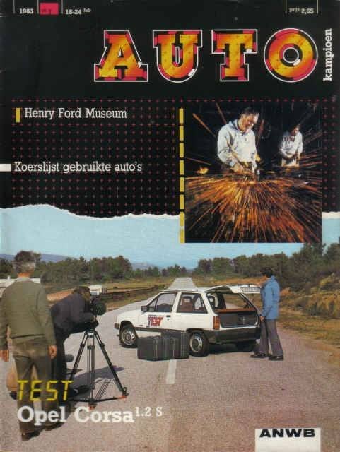 Autokampioen 7 1983 : Opel Corsa 1.2 S - VW Polo 1.1 CL, Ophalen of Verzenden, Gelezen, Algemeen