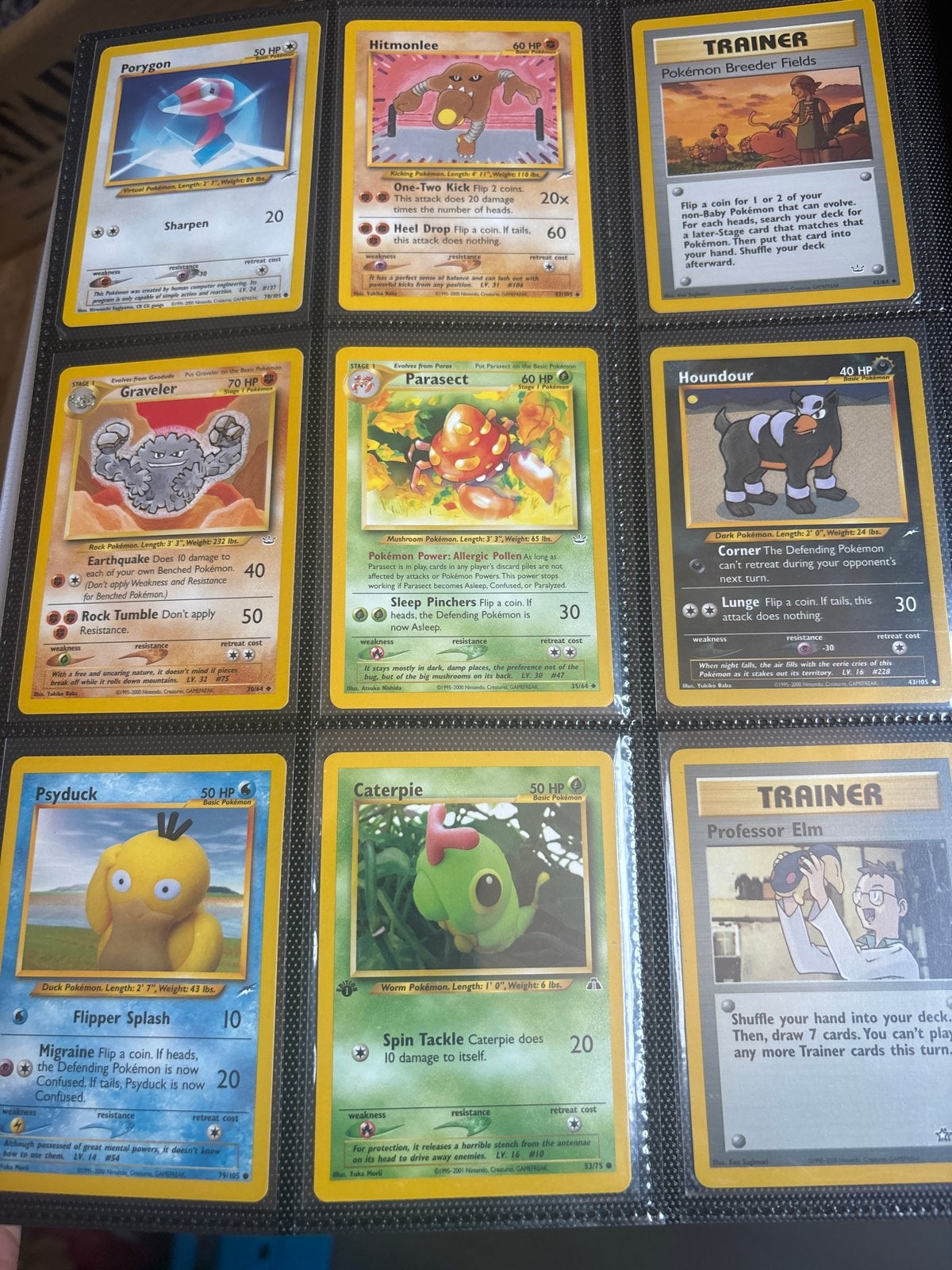 Pokémon oude kaarten map - Goede staat, Ophalen of Verzenden, Gebruikt, Meerdere kaarten