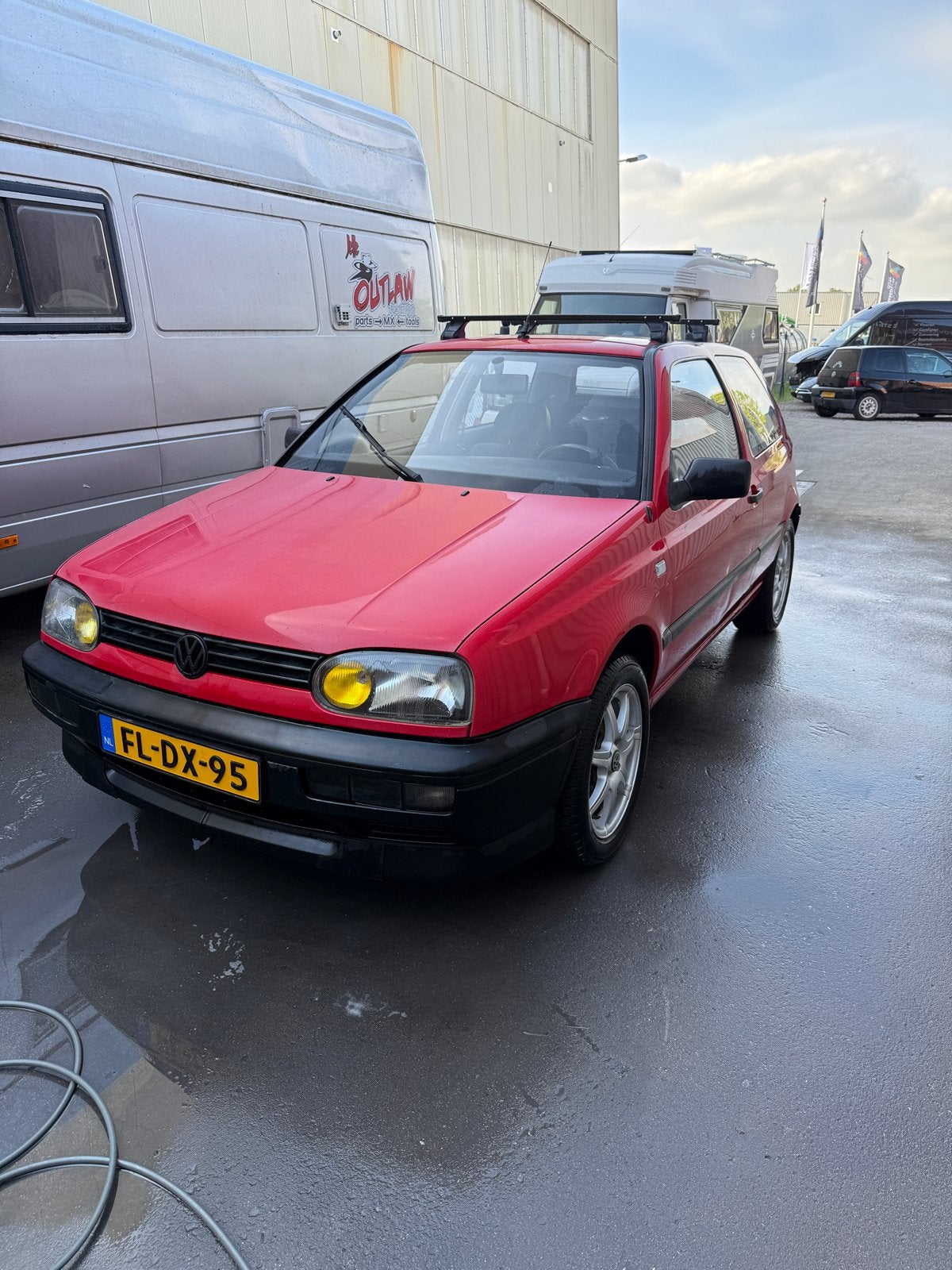 Volkswagen Golf 1.4 CL 44KW U9 1992 Rood, Voorwielaandrijving, Handgeschakeld, 1000 kg, 480 kg