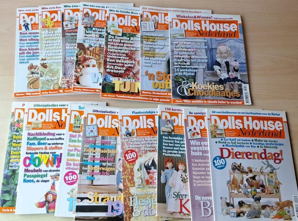 16 dolls house bladen, Verzamelen, Verzenden, Zo goed als nieuw, Overige typen