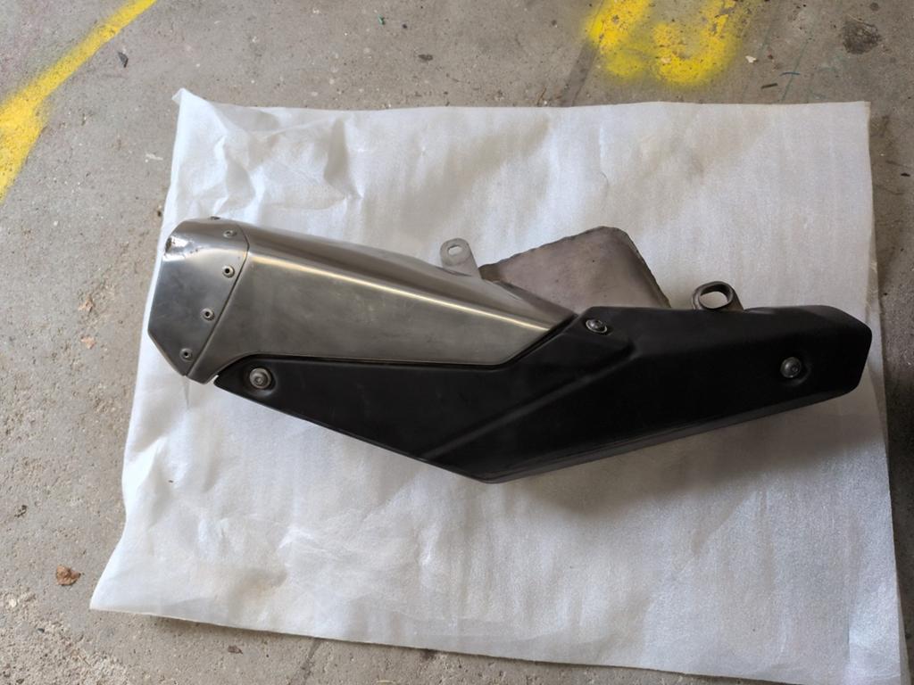Triumph Street Triple 675 originele uitlaat, 2202040, Motoren, Onderdelen | Overige, Ophalen