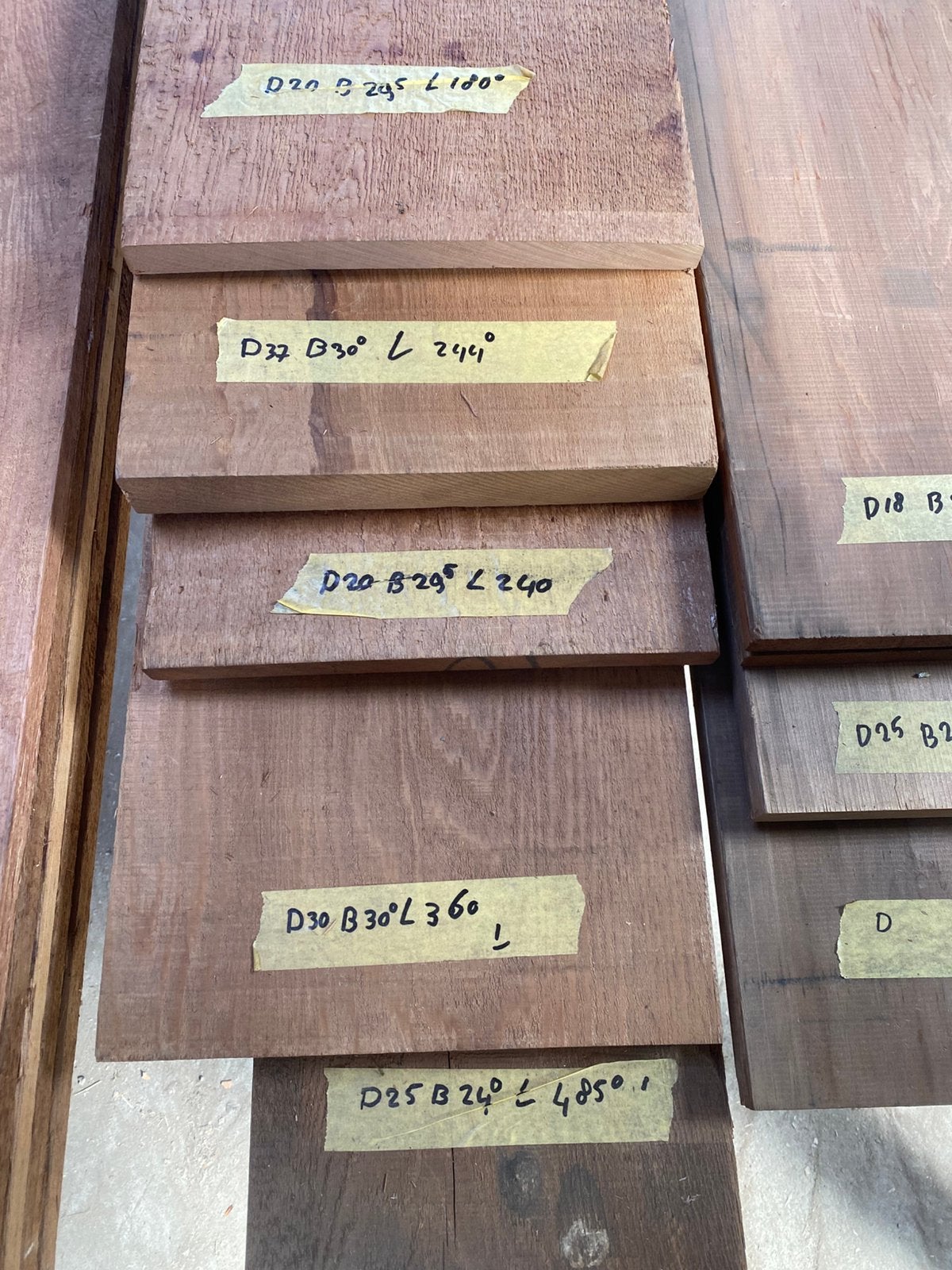 Red ceder planken, Ophalen, Minder dan 25 mm, Nieuw, Plank