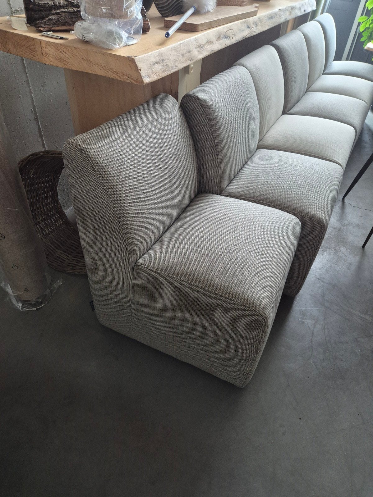 Richmond LUX Aanbieding buitenstoel RIVA TAUPE 6X AANWEZIG, Ophalen, Nieuw, Hout