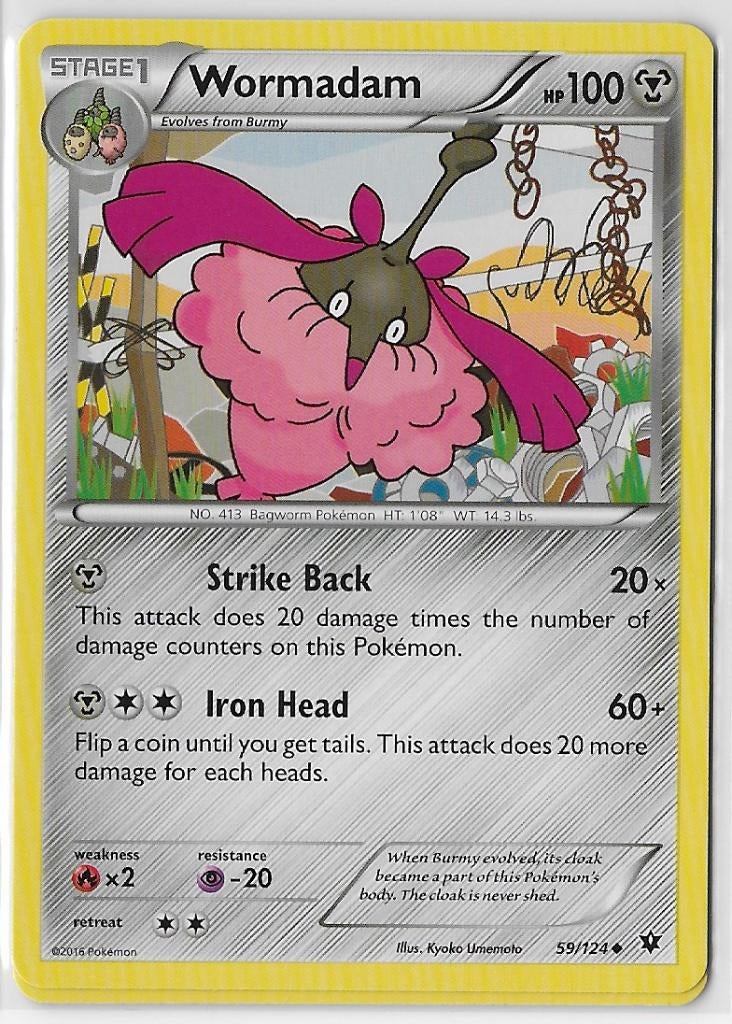 Fates Collide,  Wormadam [uncommon] 59/124, Verzenden, Nieuw, Losse kaart