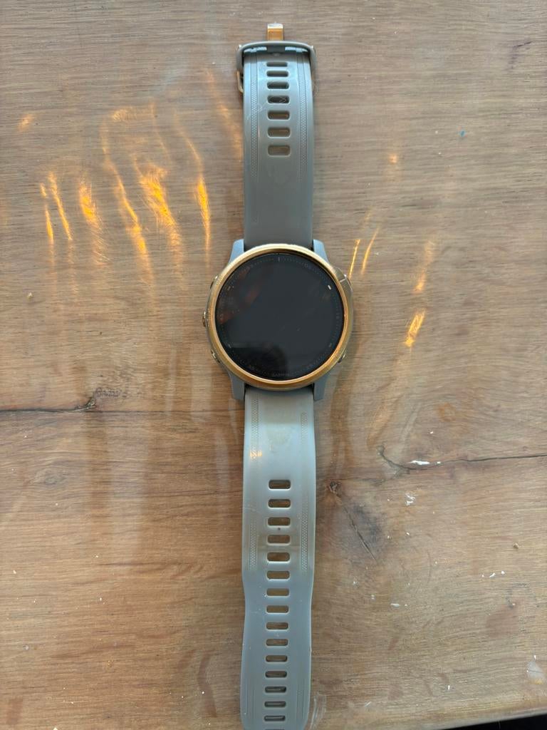 Garmin Fenix 6s sapphire 42mm, Gebruikt, Zwart, Ophalen of Verzenden, Waterdicht