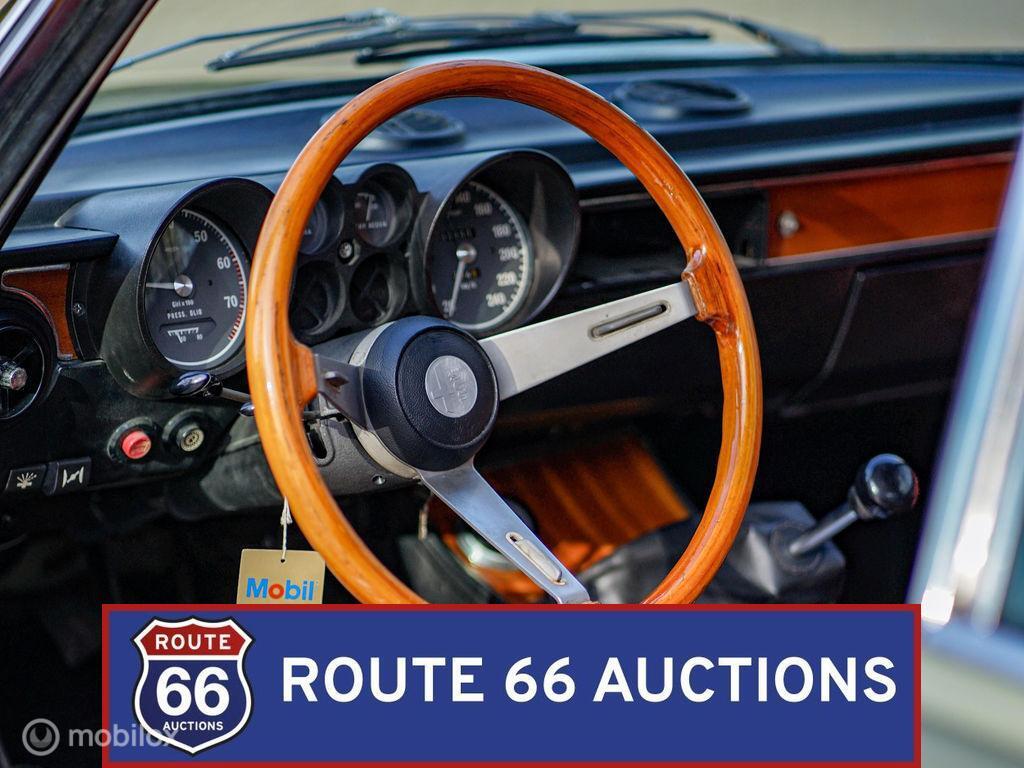 Alfa Romeo 2000 GTV | 1975 | Route 66 Auctions, Auto's, Oldtimers, Overige carrosserieën, Zwart, Bedrijf, Handgeschakeld