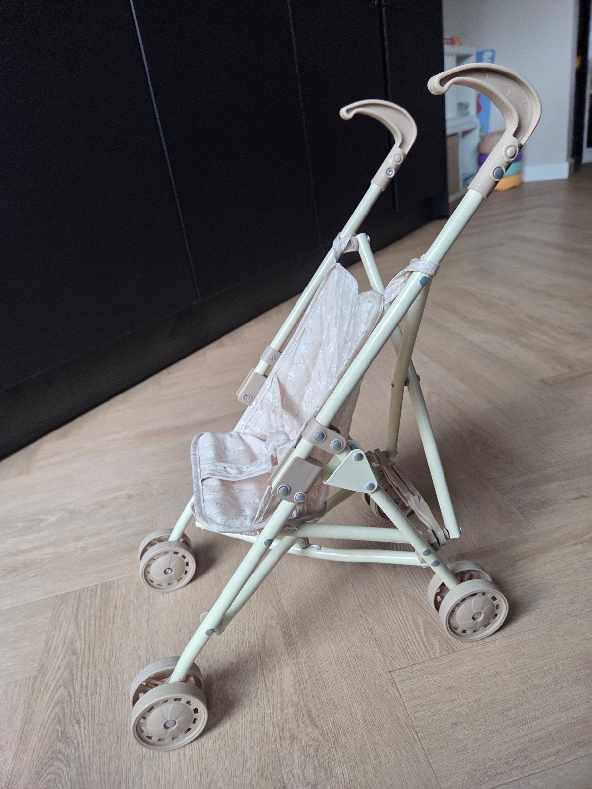 Konges Sløjd Poppenbuggy - print (beige), Ophalen, Zo goed als nieuw, Overige typen