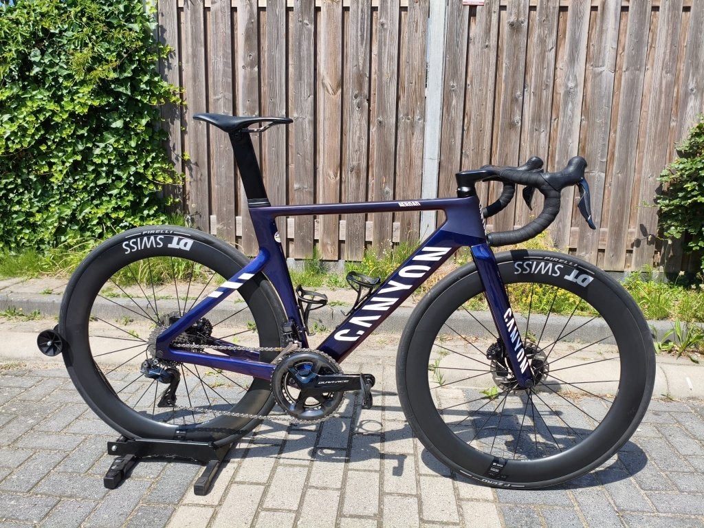 Canyon Aeroad CFR - DuraAce Di2 - Powermeter - Dt Swiss 1100, Carbon, Zo goed als nieuw, Meer dan 20 versnellingen, 53 tot 57 cm