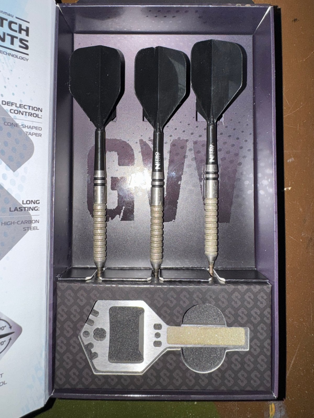 Gian van veen Tour edition darts 21gram switch points, Ophalen of Verzenden, Gebruikt, Pijlen