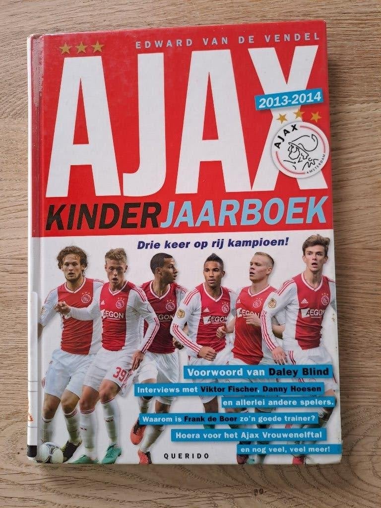 AJAX 2013-2014. KINDERJAARBOEK. EDWARD VAN DE VENDEL., Ophalen of Verzenden, Gebruikt, Ajax, Boek of Tijdschrift