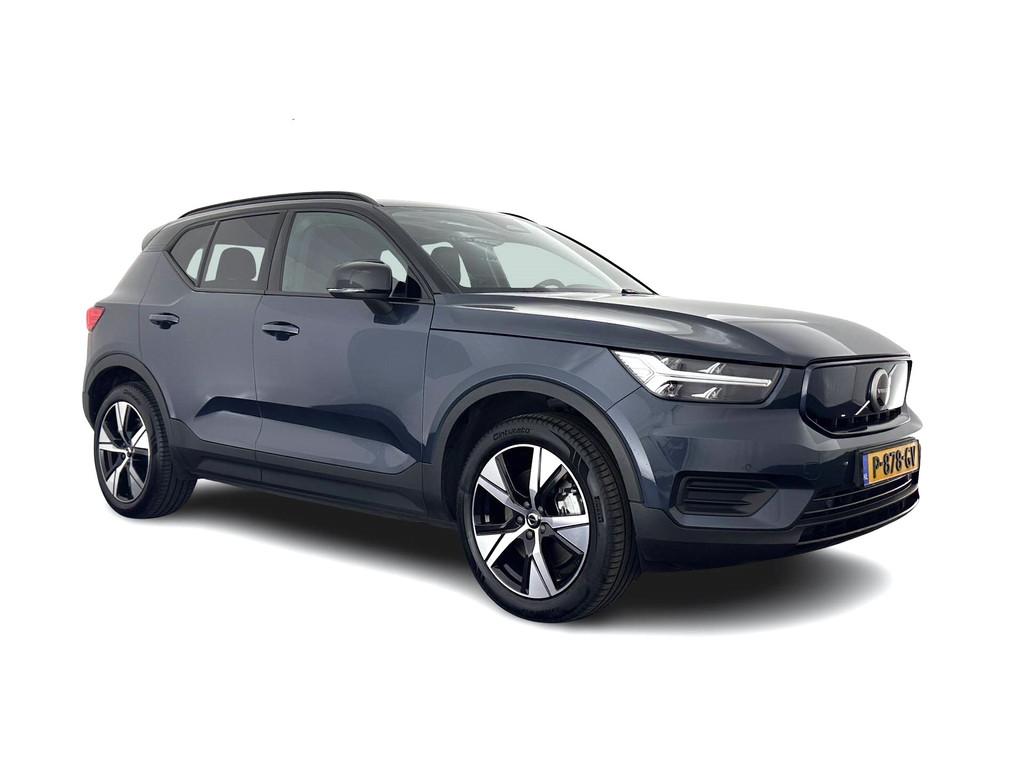 Volvo XC40 Recharge Plus [ 3-Fase-11kW ] {SOH-90%} (INCL-BTW, Stof, Gebruikt, Blauw, 90 €/maand